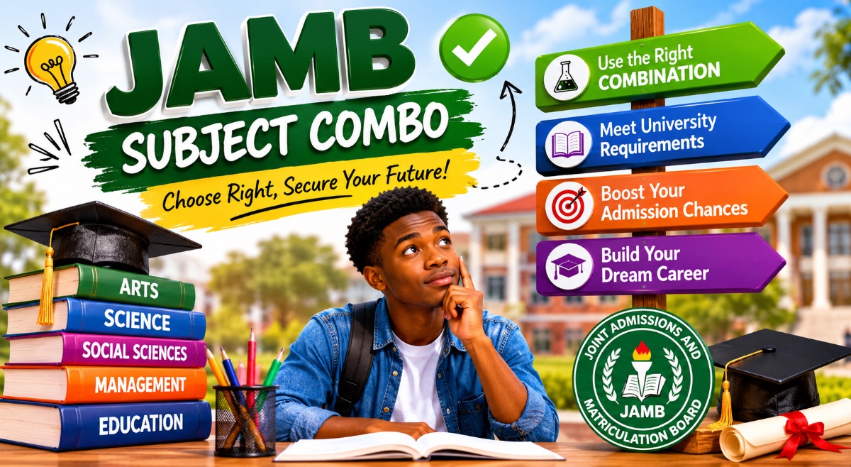 2026 List of JAMB Subject Combinations for All Courses